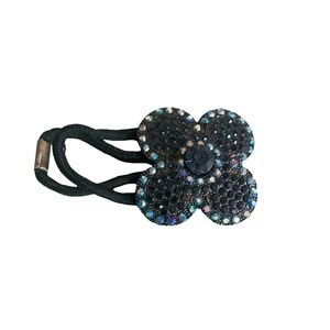 crystal pony tail holder